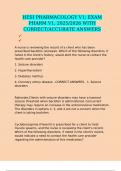 HESI PHARMACOLOGY V1&colon; EXAM PHARM V1&comma; 2025&sol;2026 WITH CORRECT&sol;ACCURATE ANSWERS