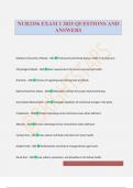 NUR2356 FINAL EXAM 2025 QUESTIONS AND ANSWERS