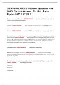 NRNP 6566 WK1-5 Midterm Questions with 100&percnt; Correct Answers &vert; Verified &vert; Latest Update 2025 RATED A&plus;