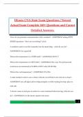 Illinois CNA State Exam Questions &sol; Newest Actual Exam Complete 160&plus; Questions and Correct Detailed Answers&period;