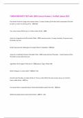 7 BREW BREWISTA TEST with 100&percnt; Correct Answers &vert; Verified &vert;Latest 2025