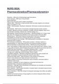 NURS 8024&colon; Pharmacokinetics&sol;Pharmacodynamics Exam 2025&sol;2026 Questions With Correct Solutions&period;