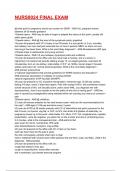 NURS8024 FINAL EXAM 2025&sol;2026 Questions With Completed Solutions&period;