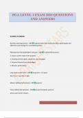 PGA LEVEL 1 EXAM 2025 QUESTIONS AND ANSWERS