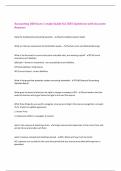 Accounting 200 Exam 1 study Guide KU 2025 Questions with Accurate Answers