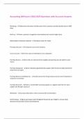 Accounting 200 Exam 2 &lpar;KU&rpar; 2025 Questions with Accurate Answers