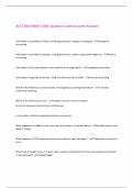 ACCT 200 EXAM 4 2025 Questions with Accurate Answers