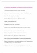 KU Accounting 200 Final Exam 2025 Questions with Accurate Answers