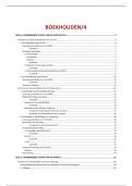 Volledige samenvatting Boekhouden module 4