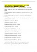 TACO BELL SHIFT LEAD EXAMS SCRIPT 2025&sol;2026 QUESTIONS WITH ANSWERS TAGGED A&plus;