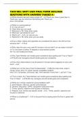 TACO BELL SHIFT LEAD FINAL PAPER 2025&sol;2026 QUESTIONS WITH ANSWERS TAGGED A&plus;