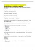 TACO BELL SHIFT LEAD TEST PAPER 2025&sol;2026 QUESTIONS WITH ANSWERS TAGGED A&plus;
