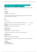 TCFP INSPECTOR COMPREHENSIVE EXAM 2025&sol;2026 QUESTIONS WITH ANSWERS TAGGED A&plus;