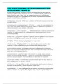 TCFP INSPECTOR FINAL PAPER 2025&sol;2026 QUESTIONS WITH ANSWERS TAGGED A&plus;
