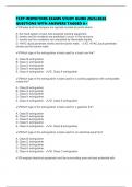 TCFP INSPECTORS EXAMS STUDY GUIDE 2025&sol;2026 QUESTIONS WITH ANSWERS TAGGED A&plus;