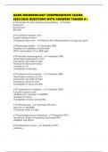 UAMS MICROBIOLOGY COMPREHENSIVE EXAMS 2025&sol;2026 QUESTIONS WITH ANSWERS TAGGED A&plus;