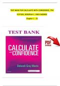 est Bank &ndash; Calculate with Confidence&comma; 7th Edition by Deborah C&period; Morris &vert; Complete Chapters 1&ndash;25