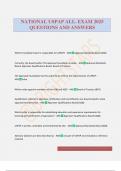 NATIONAL USPAP ALL&period; EXAM 2025 QUESTIONS AND ANSWERS
