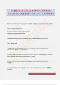15 HR NATIONAL USPAP COURSE EXAM 2025 QUESTIONS AND ANSWERS