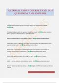 NATIONAL USPAP COURSE EXAM 2025 QUESTIONS AND ANSWERS