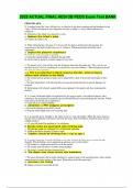 2025 ACTUAL FINAL HESI OB PEDS Exam Test BANK