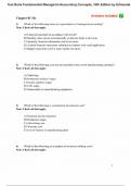 Test Bank - Fundamental Managerial Accounting Concepts &lpar;10th Edition&comma; by Edmonds&rpar; Chapter 1-14