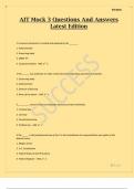 AIT Mock 3 Questions And Answers Latest Edition&period;