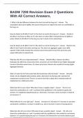 BADM 7200 Revision Exam 2 Questions With All Correct Answers&period;