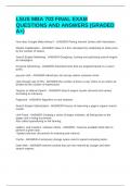 LSUS MBA 703 FINAL EXAM QUESTIONS AND ANSWERS &lpar;GRADED A&plus;&rpar;