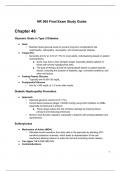 NR 565 Final Exam Study Guide- Chamberlain NP program