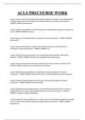 ACLS PRECOURSE WORK