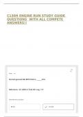 C130H ENGINE RUN STUDY GUIDE QUESTIONS  WITH ALL COMPETE ANSWERS&excl;&excl;