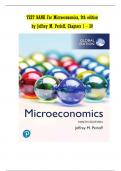 Test Bank for Microeconomics &ndash; 9th Edition by Jeffrey M&period; Perloff &ndash; Complete Chapters 1&ndash;20 Questions and Verified Answers