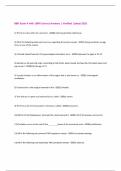 BBH Exam 4 with 100&percnt; Correct Answers &vert; Verified &vert;Latest 2025