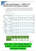 SOC 200 Case Study &ndash; THREE JAYS CORPORATION &vert; Full Ethical & Sociological Analysis &vert; Latest Version