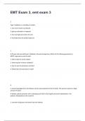 EMT Exam 3&comma; emt exam 3 Questions and Answers Grade A&plus;&period;