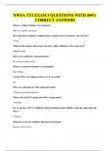 NWSA TT1 EXAM 5 QUESTIONS WITH 100&percnt; CORRECT ANSWERS