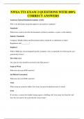 NWSA TT1 EXAM 2 QUESTIONS WITH 100&percnt; CORRECT ANSWERS