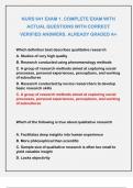 NURS 641 EXAM 1&period; COMPLETE EXAM WITH ACTUAL QUESTIONS WITH CORRECT VERIFIED ANSWERS&period; ALREADY GRADED A&plus;