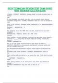 BICSI TECHNICIAN Review Test Exam Guide with verified solutions 2025