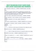 BICSI Technician Study Guide Exam  2025 latest questions and answers 