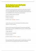 Dysrhythmias Exam with Practice Questions and Answers