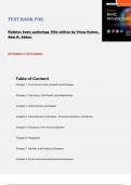  Robbins Basic Pathology &ndash; 10th Edition by Vinay Kumar & Abul K&period; Abbas &vert; Complete Test Bank &lpar;Chapters 1&ndash;24&rpar;