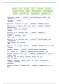 BKAT ICU POST TEST &lpar;FINAL EXAM&rpar;  QUESTIONS AND ANSWERS 2025&sol;2026&vert; 100&percnt; CORRECT VERIFIED ANSWERS