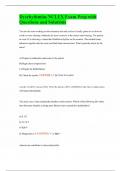 Dysrhythmias NCLEX Exam Prep with Questions and Solutions