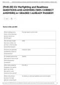 &lpar;PMK-EE&rpar; E4 Warfighting and Readiness QUESTIONS AND ANSWERS &lpar;100&percnt; CORRECT ANSWERS&rpar; A&plus; GRADED &vert; ALREADY PASSED&excl;&excl;