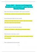 Praxis 5047 - Genres and Subgenres Questions and Answers Latest Version  Already Passed