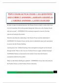 PSPO 1 EXAM &lpar;ACTUAL EXAM&rpar; &vert; ALL QUESTIONS AND CORRECT ANSWERS &vert; ALREADY GRADED A&plus; &vert; VERIFIED ANSWERS &vert; LATEST EXAM 2025