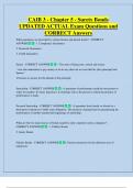 CAIB 3 - Chapter 5 - Surety Bonds  UPDATED ACTUAL Exam Questions and  CORRECT Answers