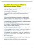 Uworld Nclex Review &num;3 Exam 100&percnt; Correct Questions And Answers &vert; Rated A&plus;